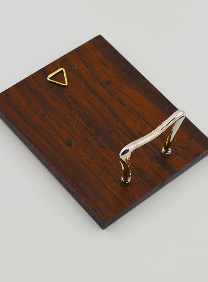 Byzantinische Ikone Jesus Christus Pantokrator Handgefertigt - 8cm (pic 4)