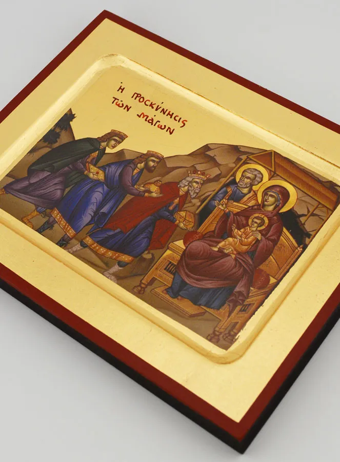 Byzantinische Ikone Heilige Drei Könige - 17cm (pic 3)