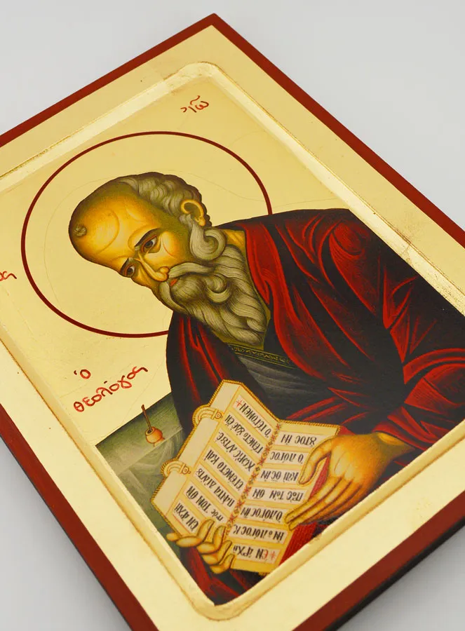 Byzantinische Ikone Johannes der heilige Apostel - 22cm (pic 3)