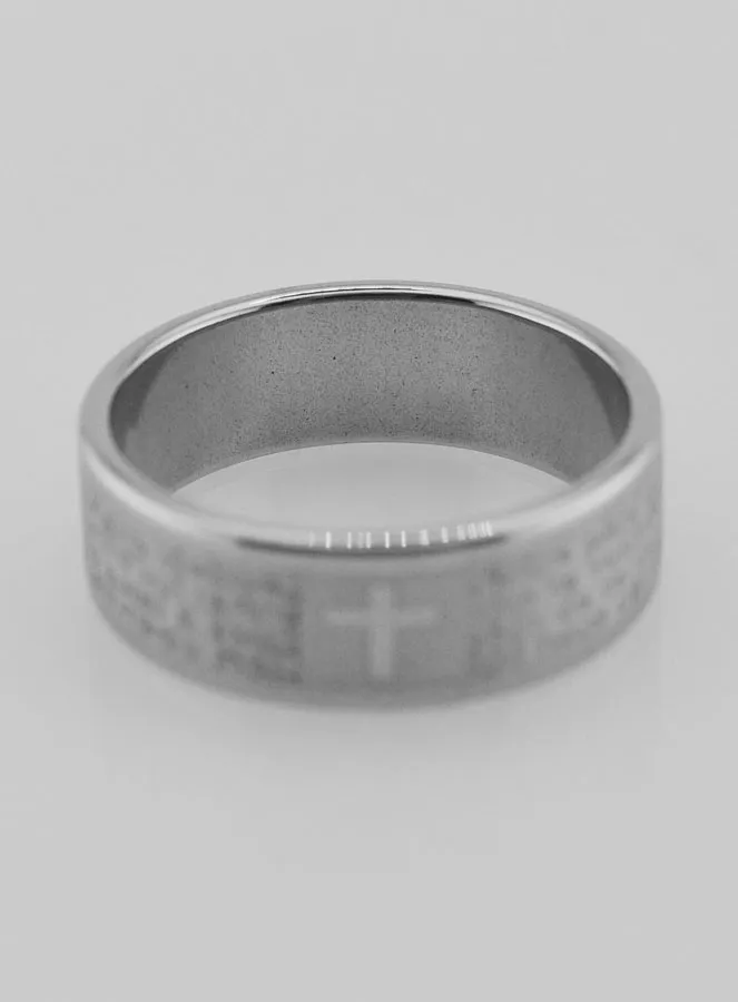 Gebetsring - Vater unser & Kreuz - Grösse 63 (pic 4)