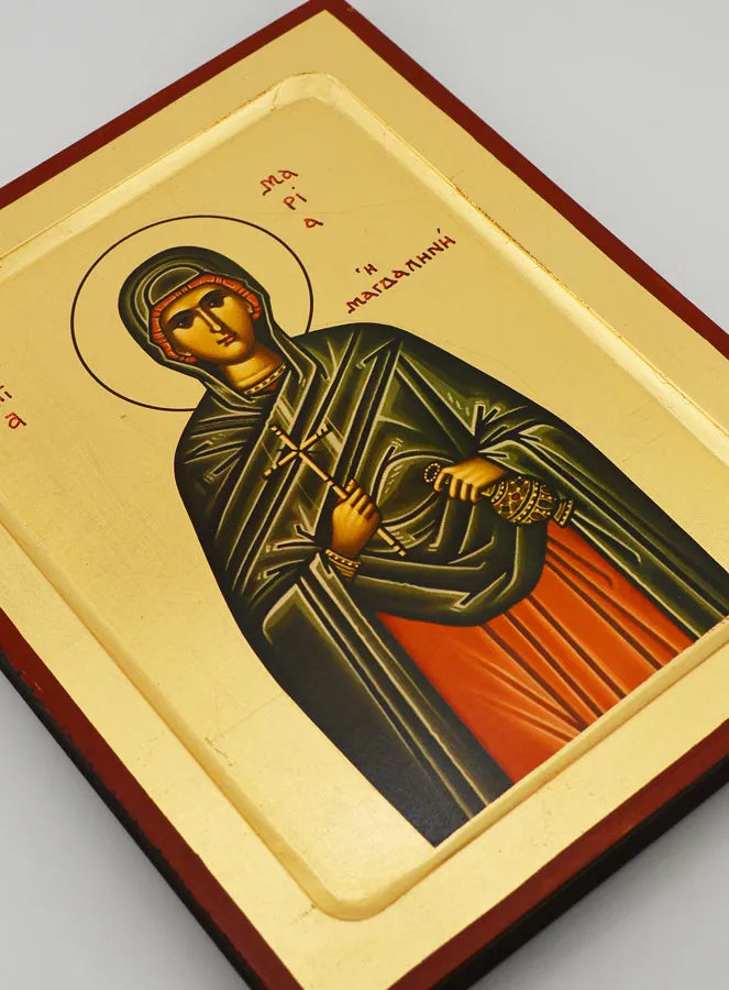 Byzantinische Ikone Heilige Maria Magdalena - 22 cm (pic 3)