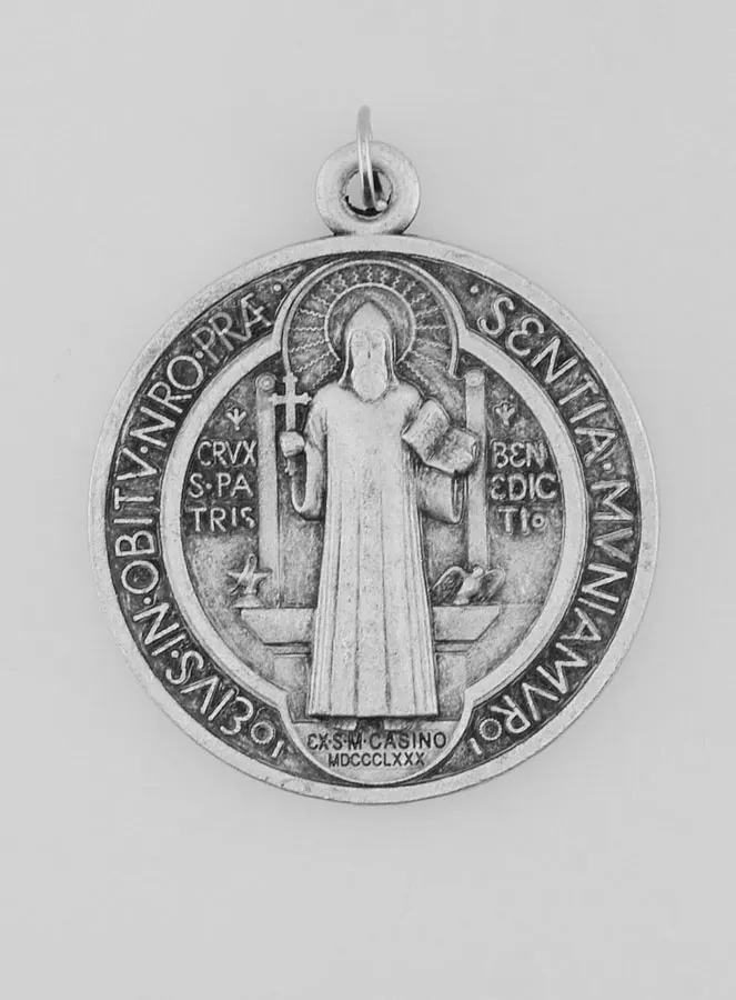 Benedictus - Medaille aus Metall - 3.6 cm (pic 3)