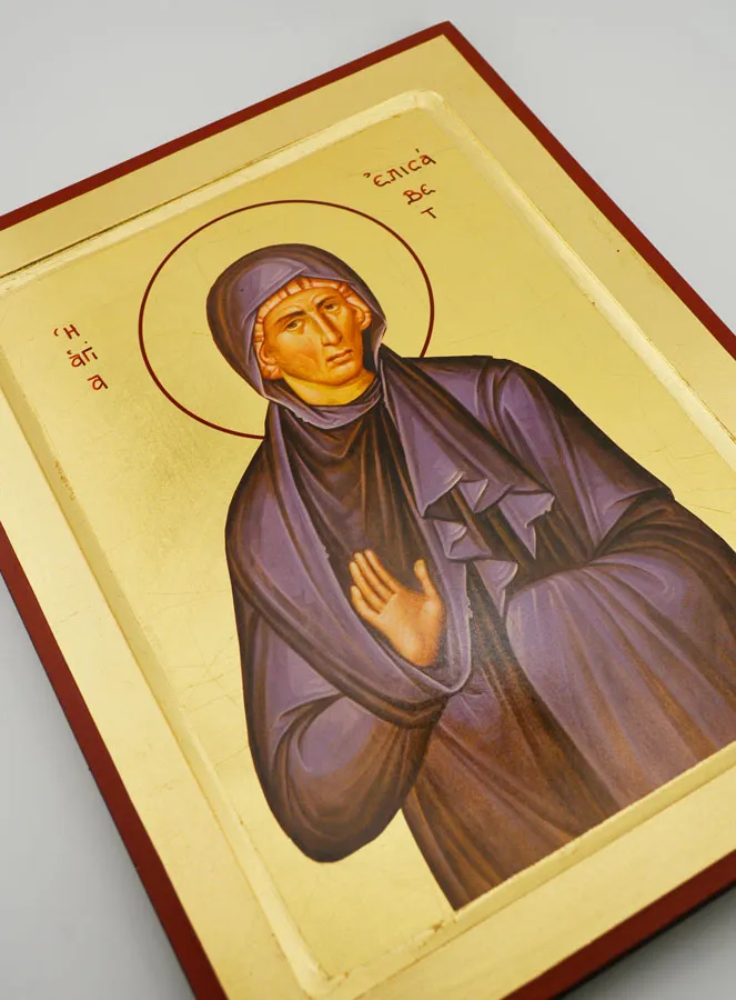 Byzantinische Ikone Heilige Elisabeth - 30 cm (pic 3)