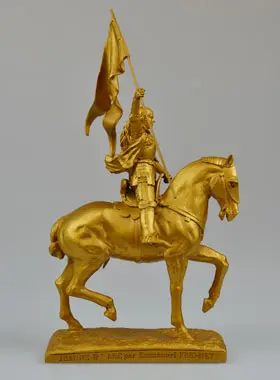 Figur heilige Jeanne d' Arc handgefertigt - 18cm (pic 1)