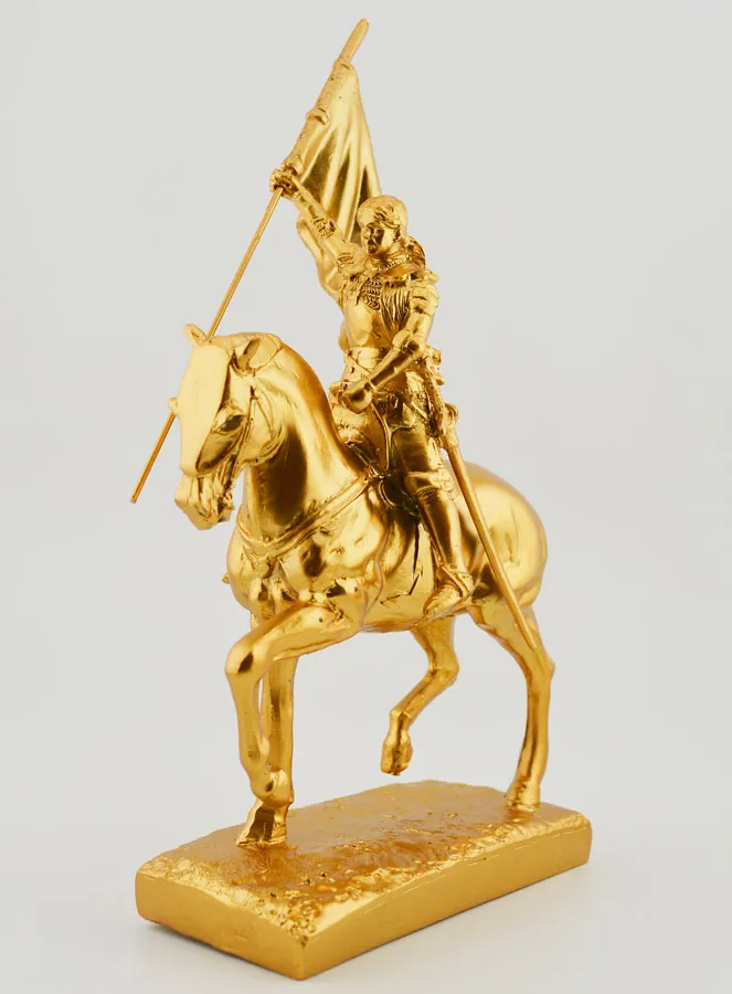 Figur heilige Jeanne d' Arc handgefertigt - 18cm (pic 3)