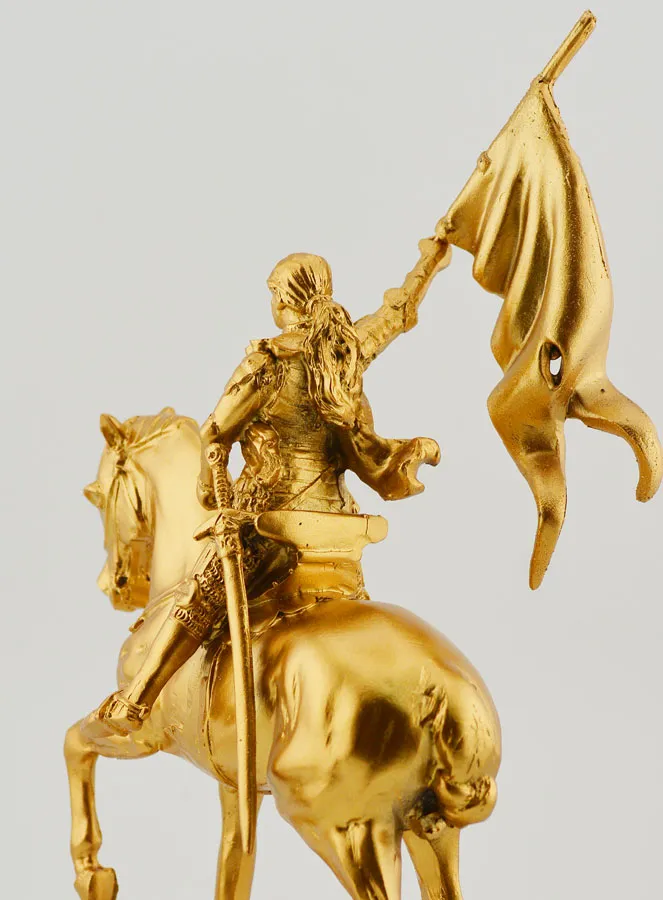 Figur heilige Jeanne d' Arc handgefertigt - 18cm (pic 4)