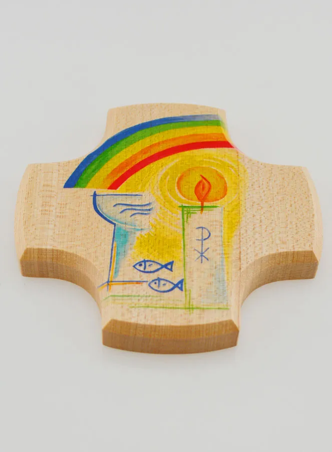 Kinderkreuz aus Lindenholz - Taufe (pic 2)