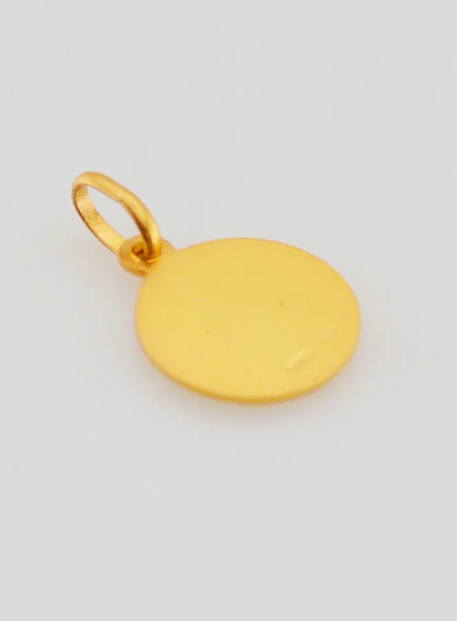 Medaille hl Josef Vergoldet - 12mm (pic 4)