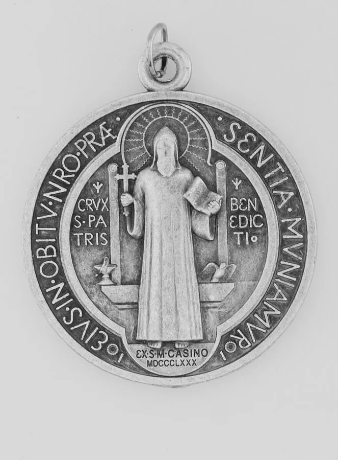 Benediktusmedaille Metall - 3,6cm (pic 3)