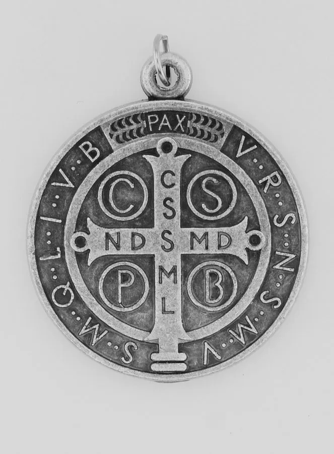 Benediktusmedaille Metall - 3,6cm (pic 4)