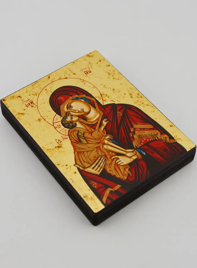 Ikone Maria Gottesmutter von Kasan 12 cm (pic 3)