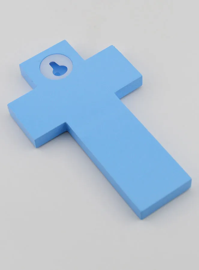 Handbemaltes Kinderkreuz aus Holz Kinder der Welt (pic 4)