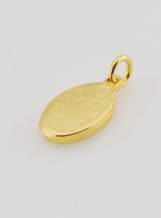 Medaille Prager Jesuskind Metall Goldfarben - 15mm (pic 4)