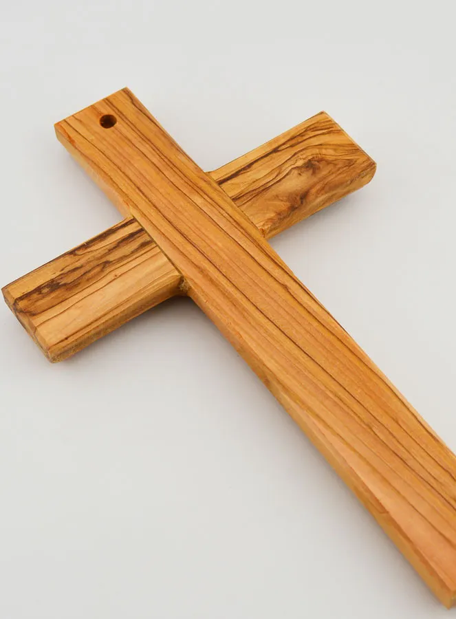 Kreuz aus Olivenholz aus dem Heiligen Land 22cm (pic 4)