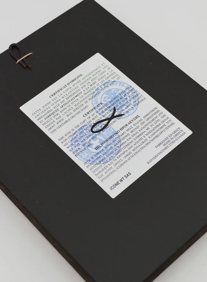 Byzantinische Ikone Die sieben Schmerzen Mariens 17cm (pic 4)