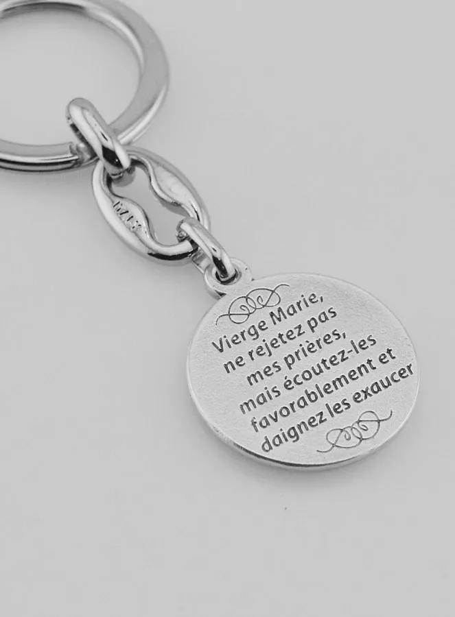 Schlüsselanhänger Wundertätige Jungfrau Maria Silberfarben (pic 4)