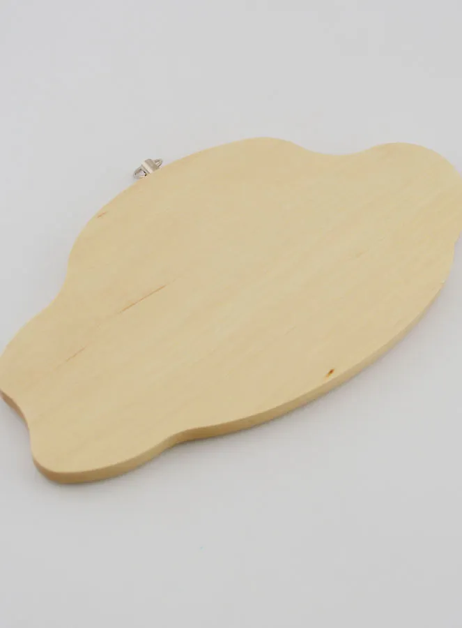 Holz Ikone mit Gebet Vater Unser und Heilige Familie - 17 cm (pic 4)