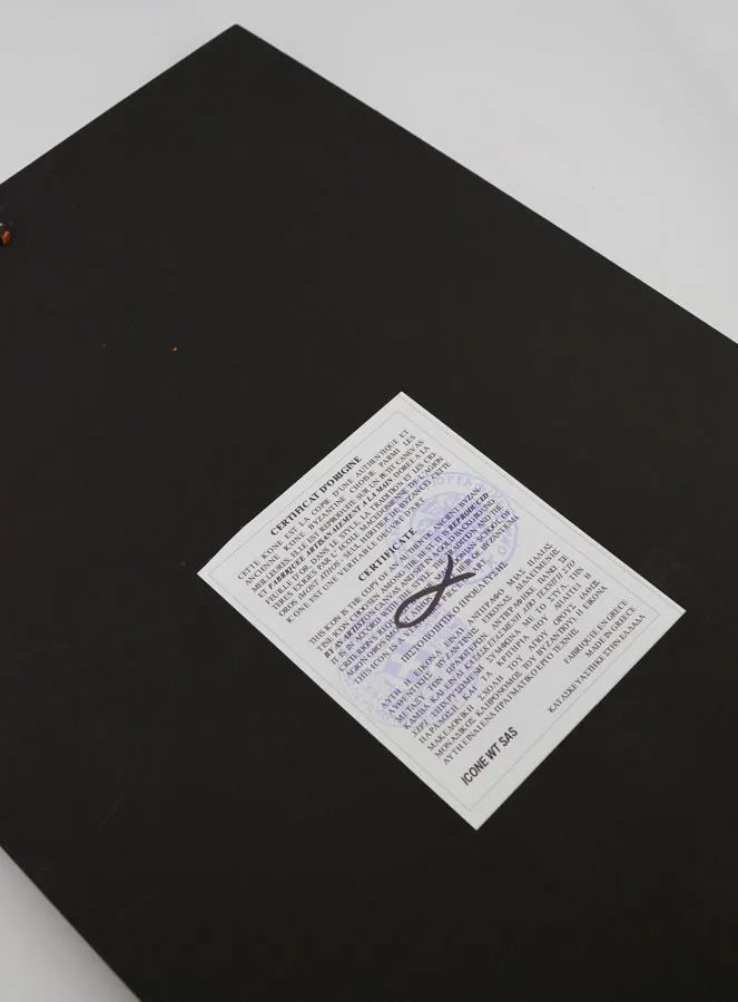 Byzantinische Ikone Evangelist Markus 30cm (pic 4)