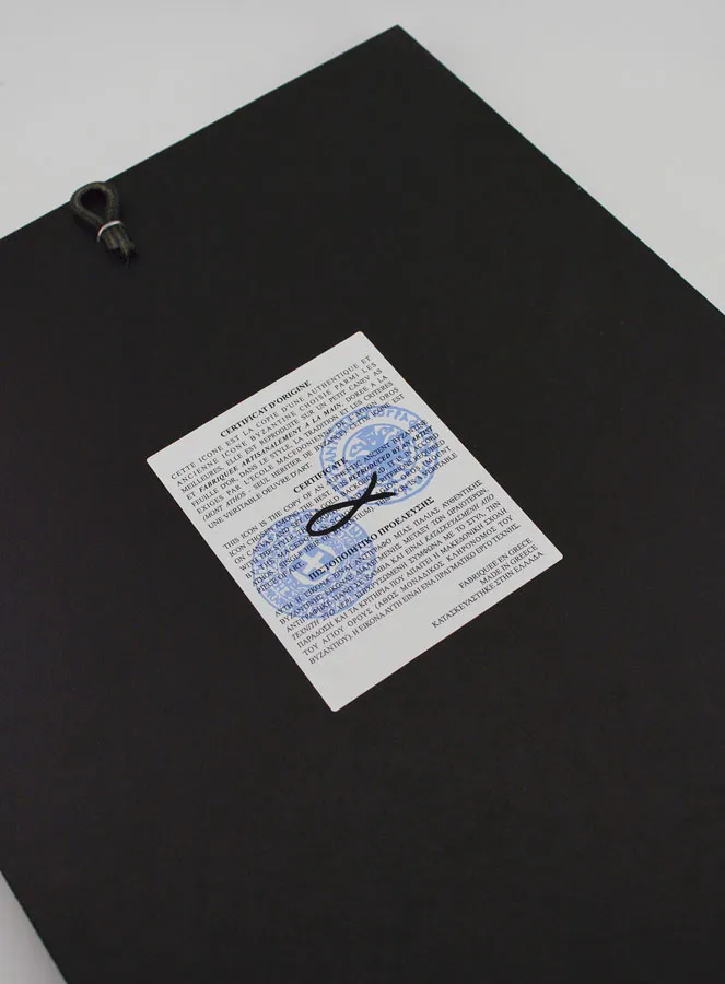 Byzantinische Ikone Hl. Petrus und Paulus 28cm (pic 4)