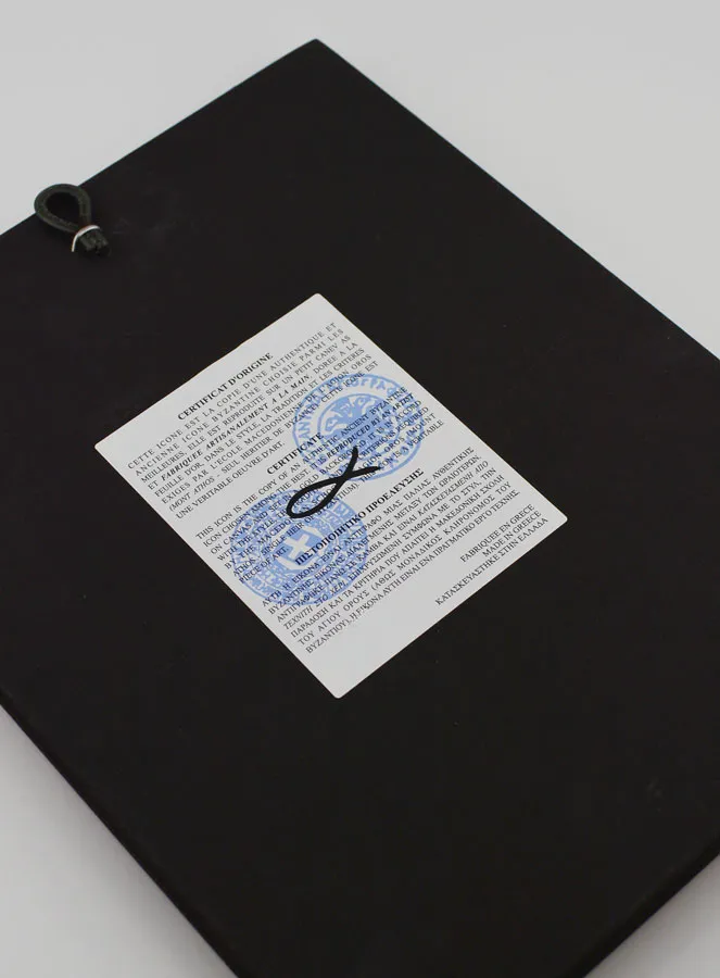 Byzantinische Ikone Gottesmutter Beschützerin 22cm (pic 4)