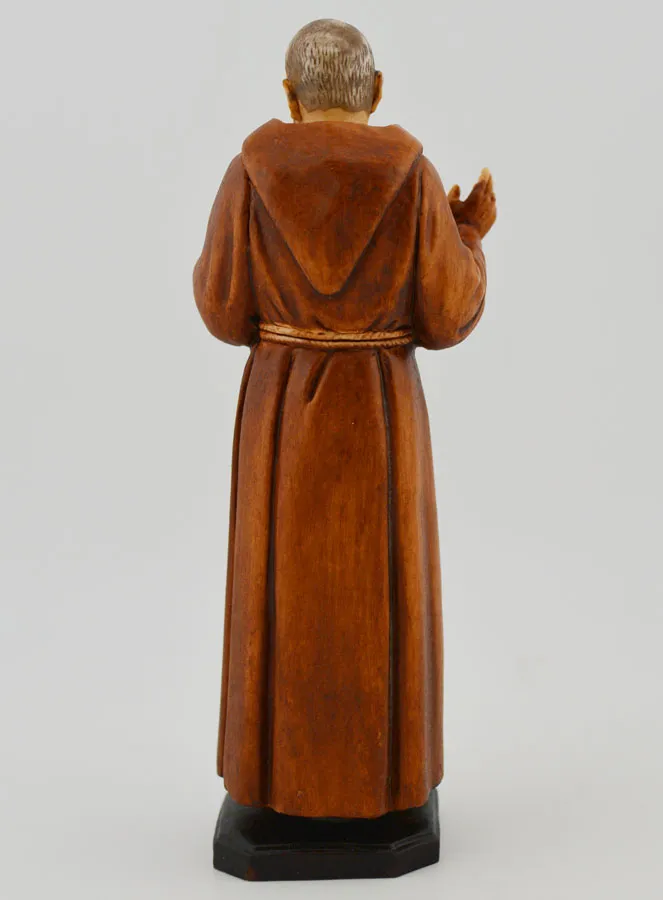 Figur hl Pater Pio handgefertigt - 15 cm (pic 3)