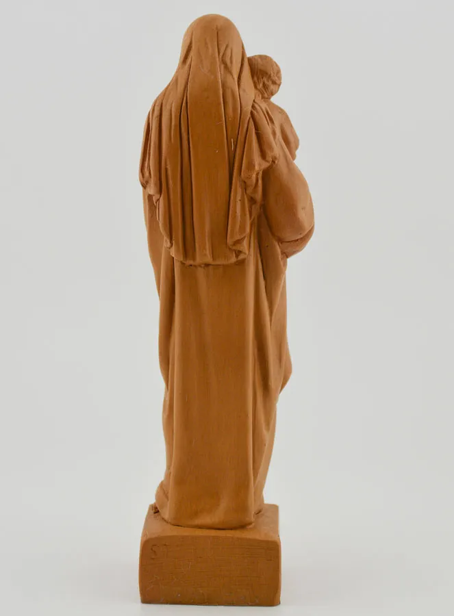 Figur Madonna mit Kind - holzfarben 16cm (pic 4)