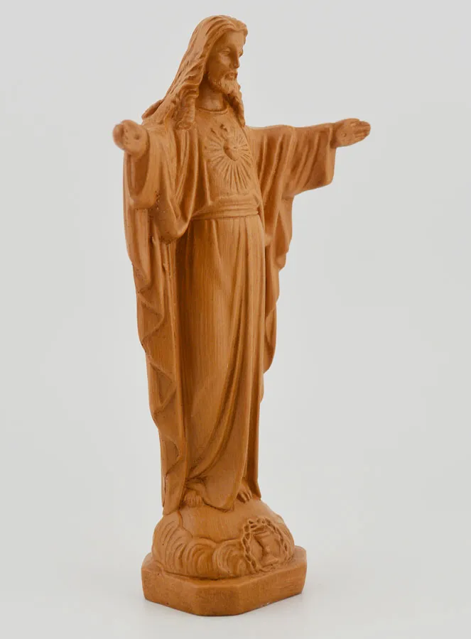 Figur Herz Jesu von Montmartre Paris - Holzfarben - 15cm (pic 3)