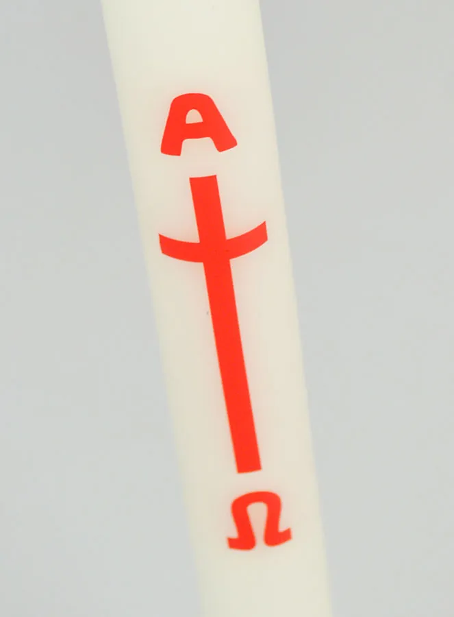 Taufkerze - Alpha Omega - 30cm (pic 4)