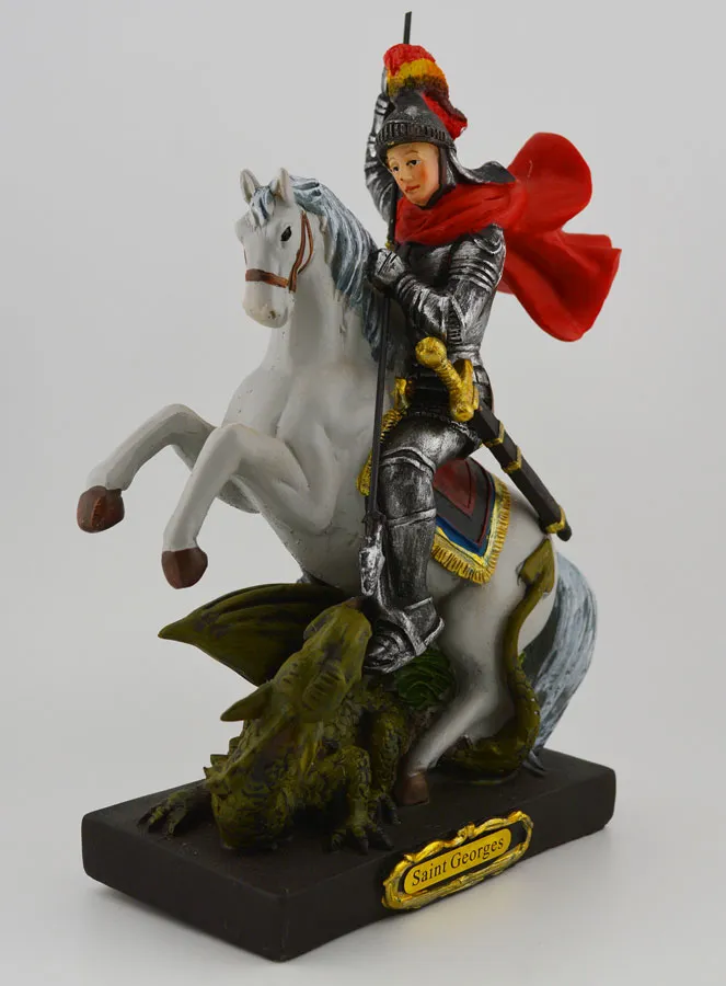 Figur Hl. Georg handbemalt 20cm (pic 3)