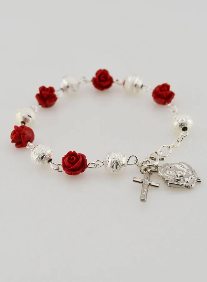 Rosenkranz Armband Hl. Therese Rosen (pic 3)