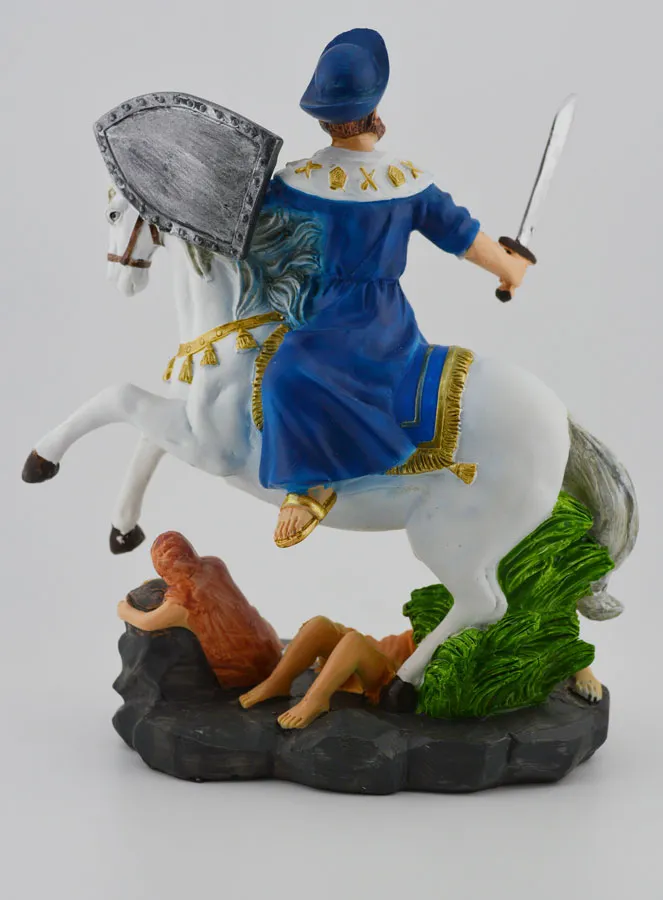 Figur Der hl. Jakobus hoch zu Pferd 20cm (pic 4)
