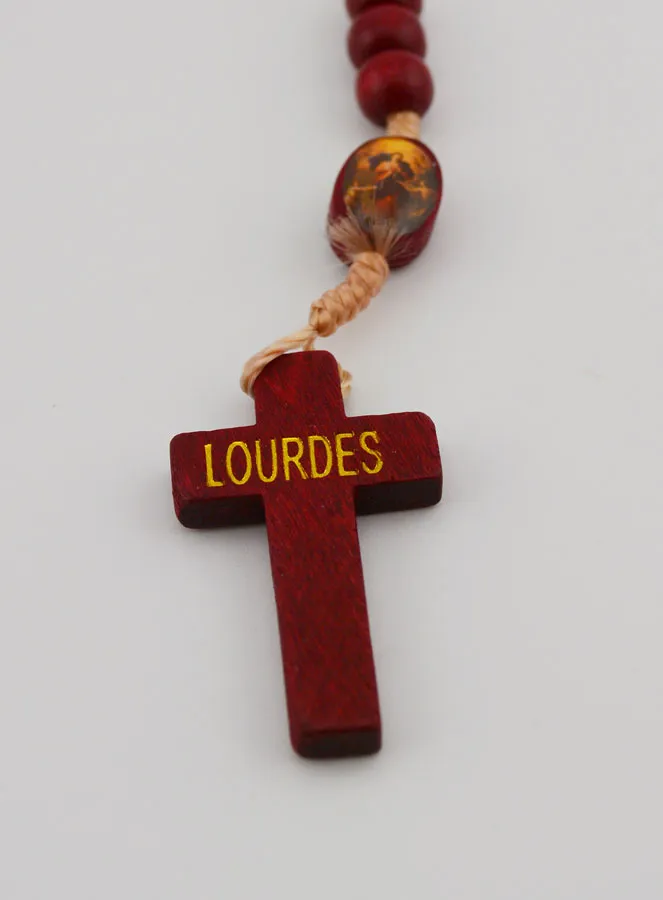 Holz-Rosenkranz Maria Knotenlöserin (pic 3)