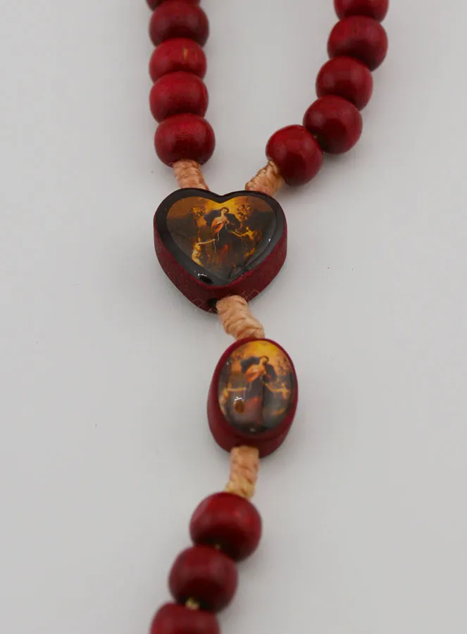 Holz-Rosenkranz Maria Knotenlöserin (pic 4)