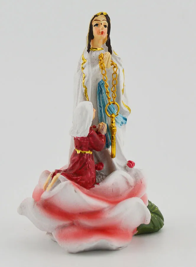 Statue Unserer Lieben Frau von Lourdes und Hl Bernadette 9cm (pic 3)