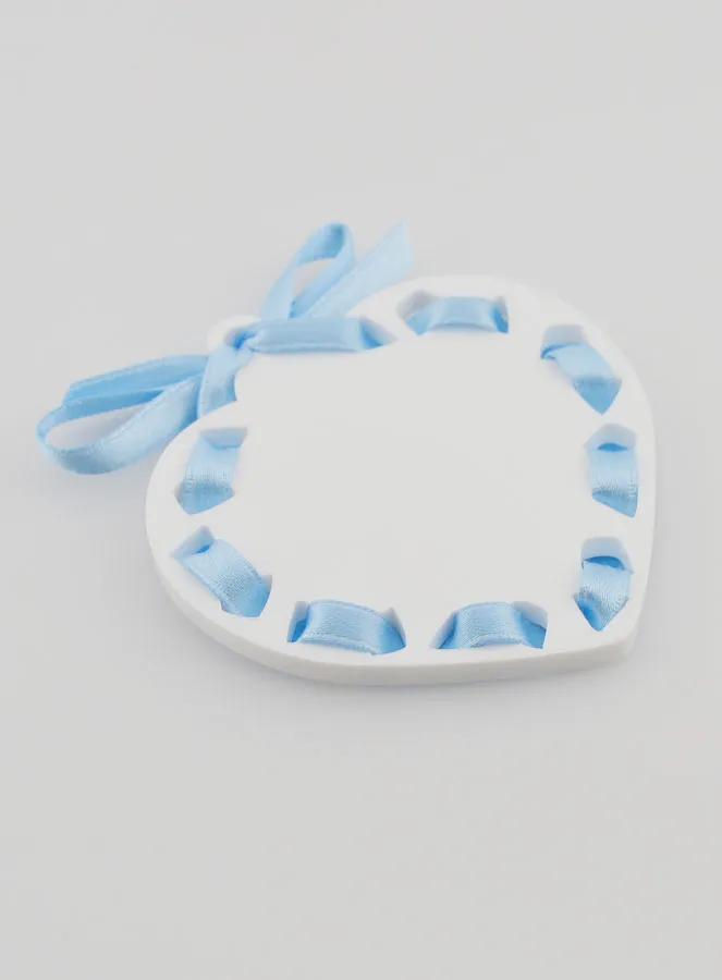Ikone Schutz-Engel Blau - Geschenk zur Taufe für Jungen - 7 cm (pic 4)