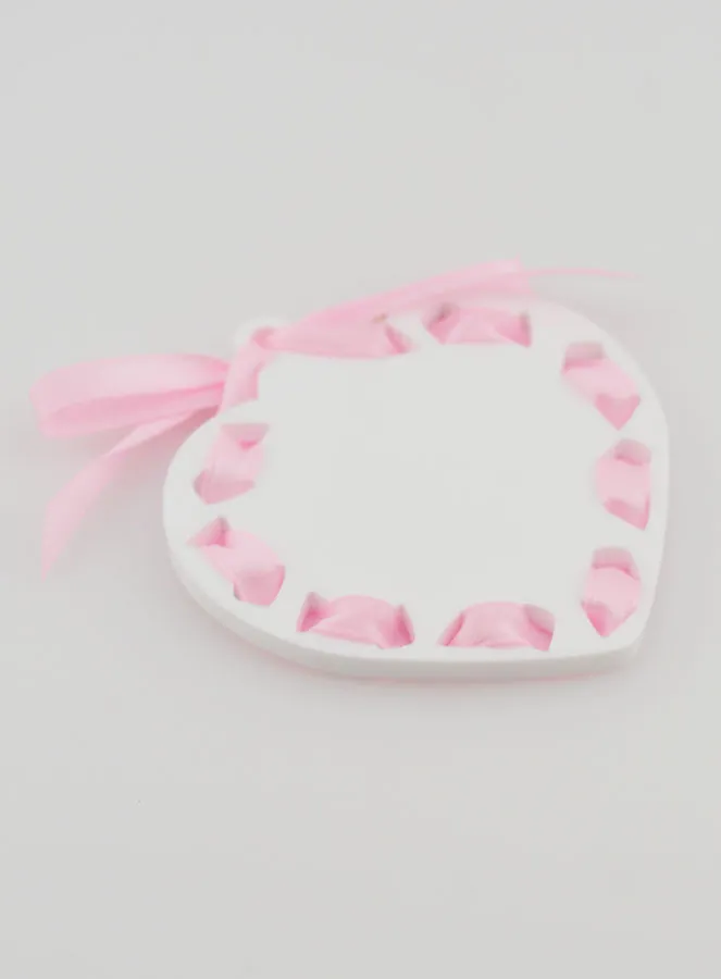 Ikone Schutz-Engel Rosa - Taufgeschenk für Mädchen - 7 cm (pic 4)