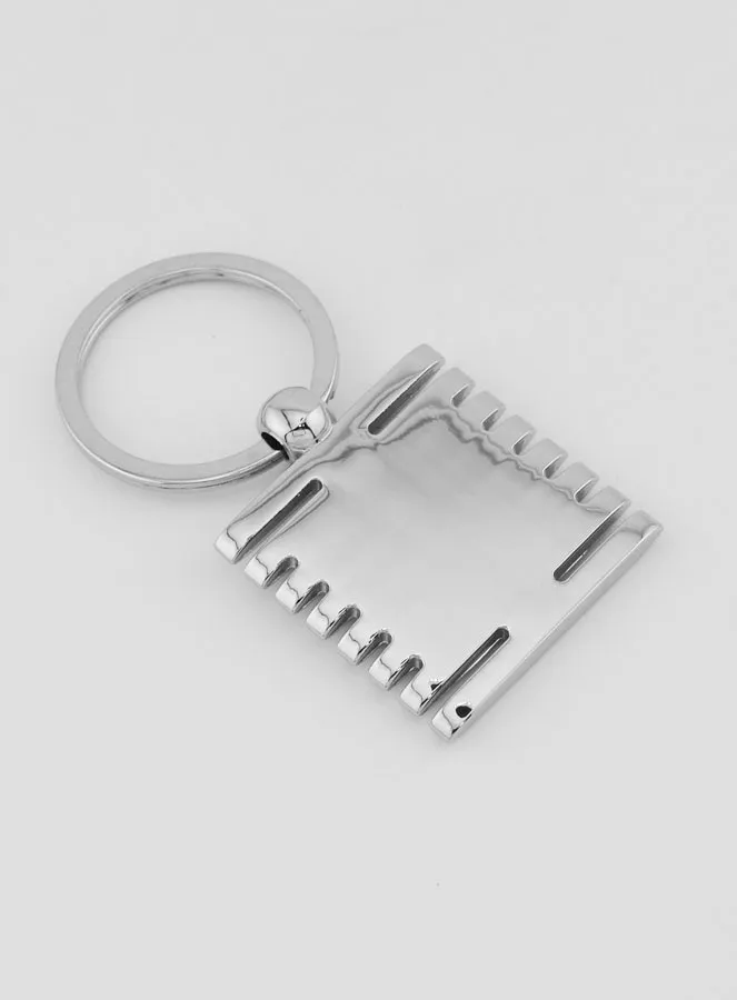 Schlüsselanhänger Unsere Liebe Frau von Lourdes Schwarz und Silber 3,5cm (pic 4)