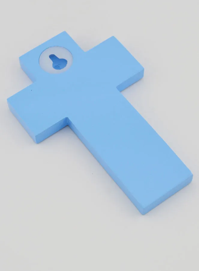 Kinderkreuz Taube Blau 12cm (pic 4)