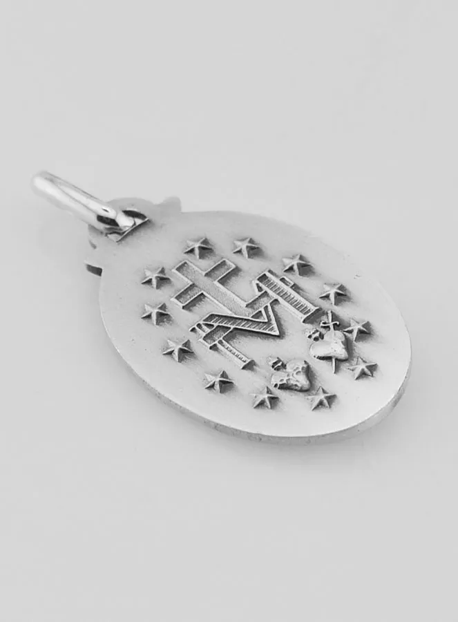 Wundertätige Medaille Echt Silber 21mm (pic 4)