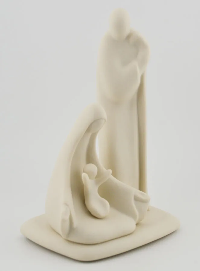 Porzellan-Figur Heilige Familie Modern Handgefertigt - 16 cm (pic 3)