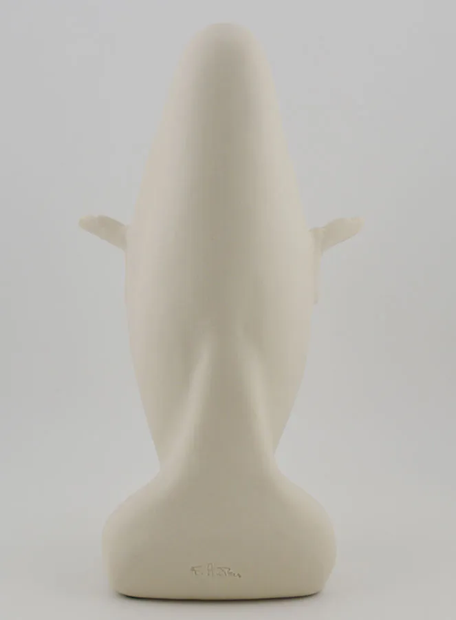Moderne Figur Maria Jungfrau Maria mit Jesuskind - Porzellan - 20 cm (pic 4)