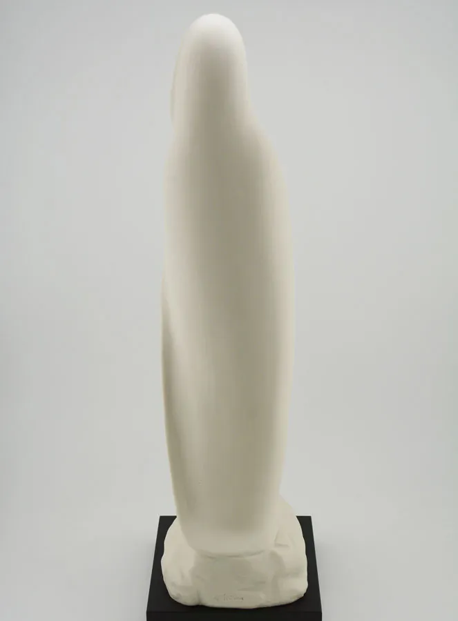 Figur Madonna Lourdes Modern Handgefertigt - 35 cm (pic 4)