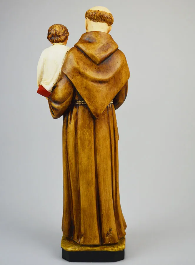 Figur hl Antonius von Padua Handgefertigt 30 cm (pic 4)