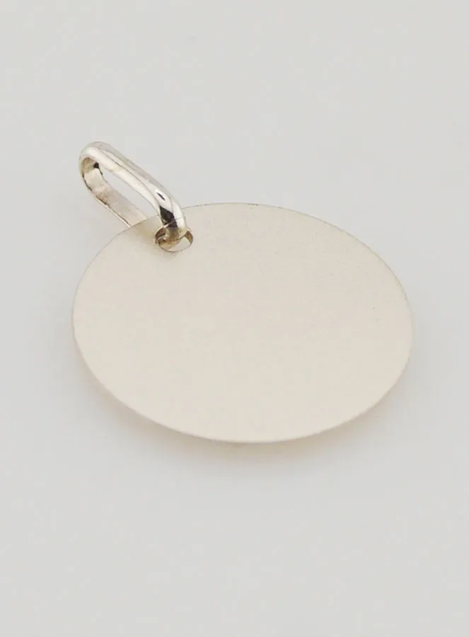 Medaille Profil Hl Jungfrau Maria - Silber und Gold - 17 mm (pic 4)