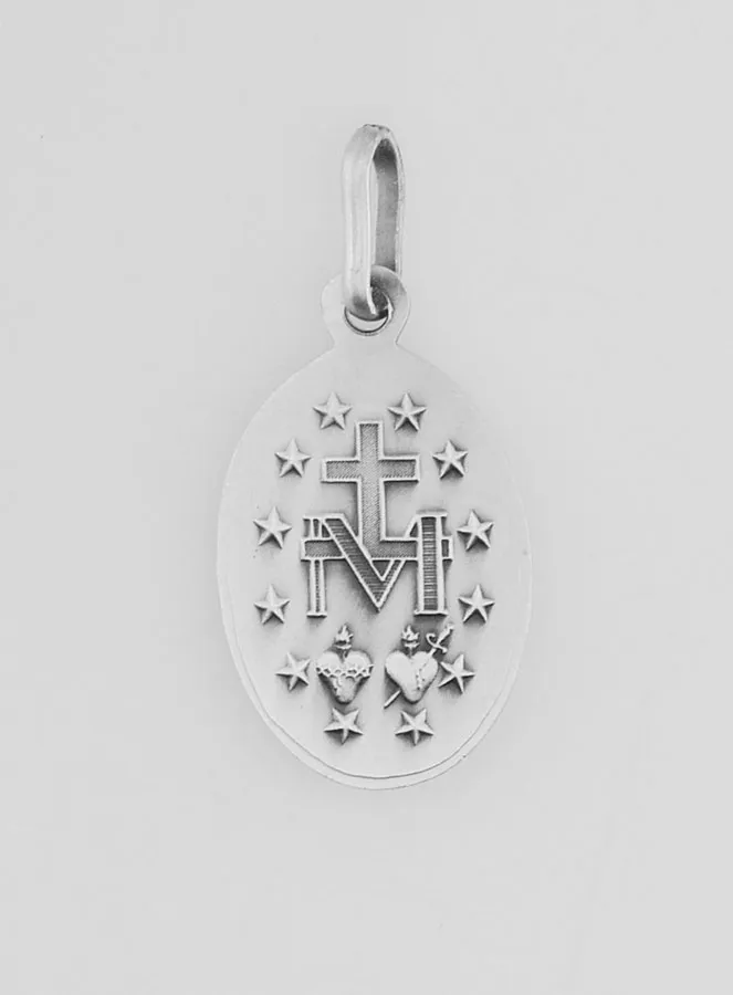 Wundertätige Medaille Echt 925 Silber - 17 mm (pic 4)