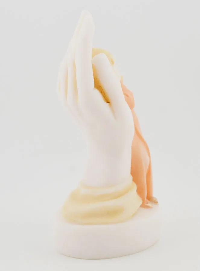 Handgefertigte Figur Gottes Hand schütze dich - für Mädchen - 10cm (pic 3)
