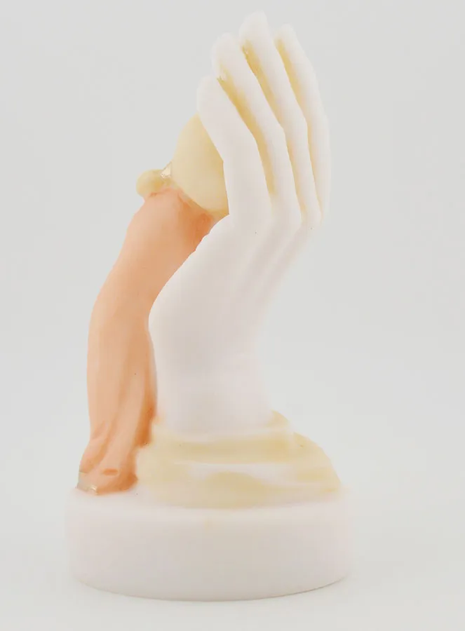 Handgefertigte Figur Gottes Hand schütze dich - für Mädchen - 10cm (pic 4)