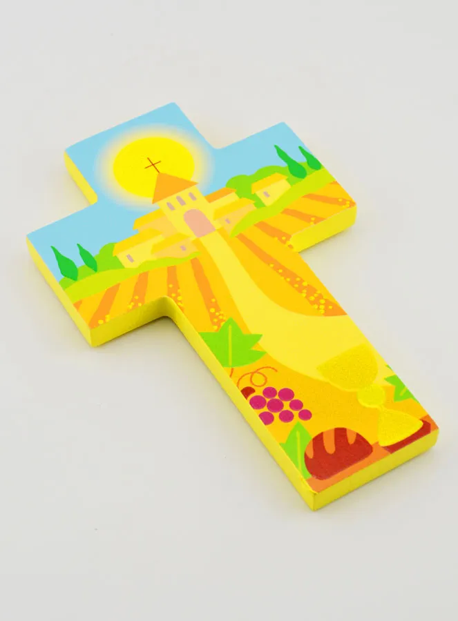 Kinderkreuz aus Holz Erstkommunion - 15 cm (pic 3)