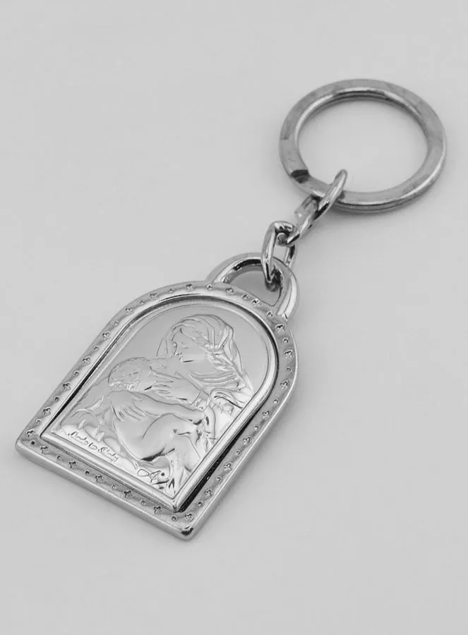 Schlüsselanhänger Mutterschaft Mariens - Sterling Silber - 5 cm (pic 4)