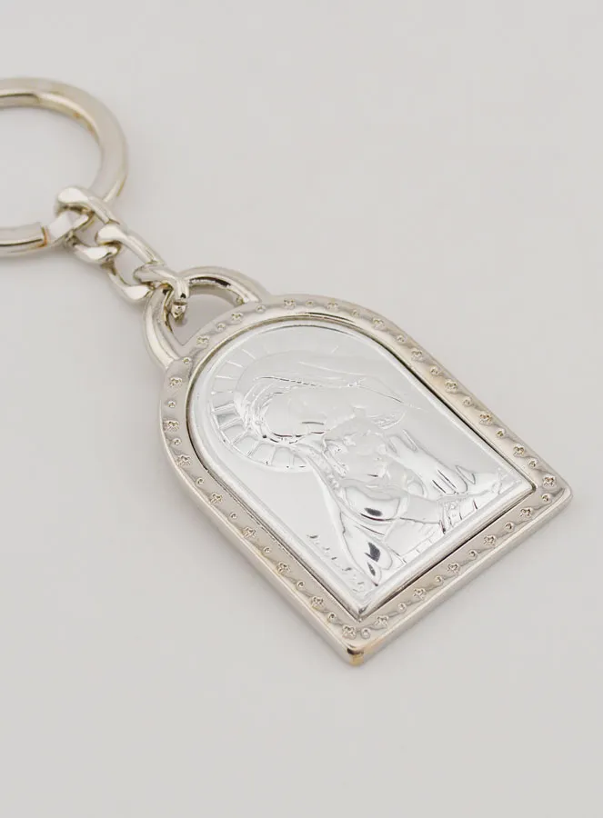 Schlüsselanhänger Gottesmutter der Zärtlichkeit - 925er Silber - 5 cm (pic 3)